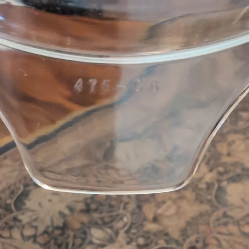 Pyrex Town and Country Star Pattern Casserole Dish with Lid